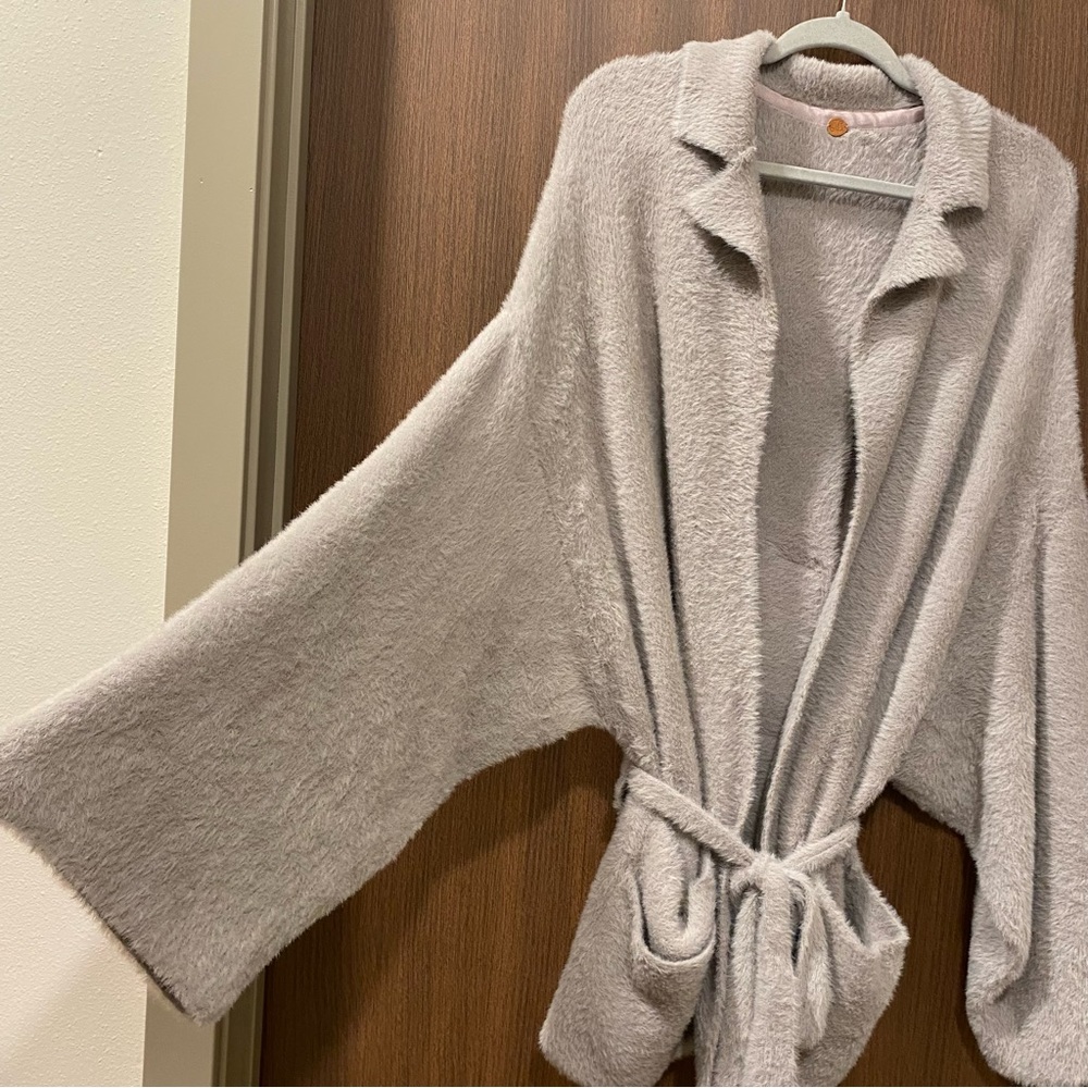 Free People Gray Cozy Sweater - Picture 5 of 16